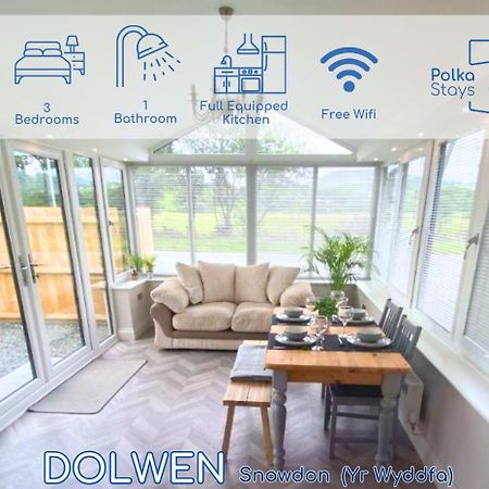 Dolwen Snowdonia Home By Polkastays Caernarfon Ngoại thất bức ảnh